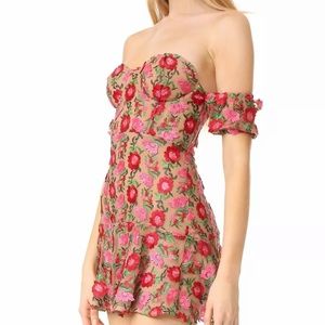 For Love & Lemons Amelia strapless dress S
